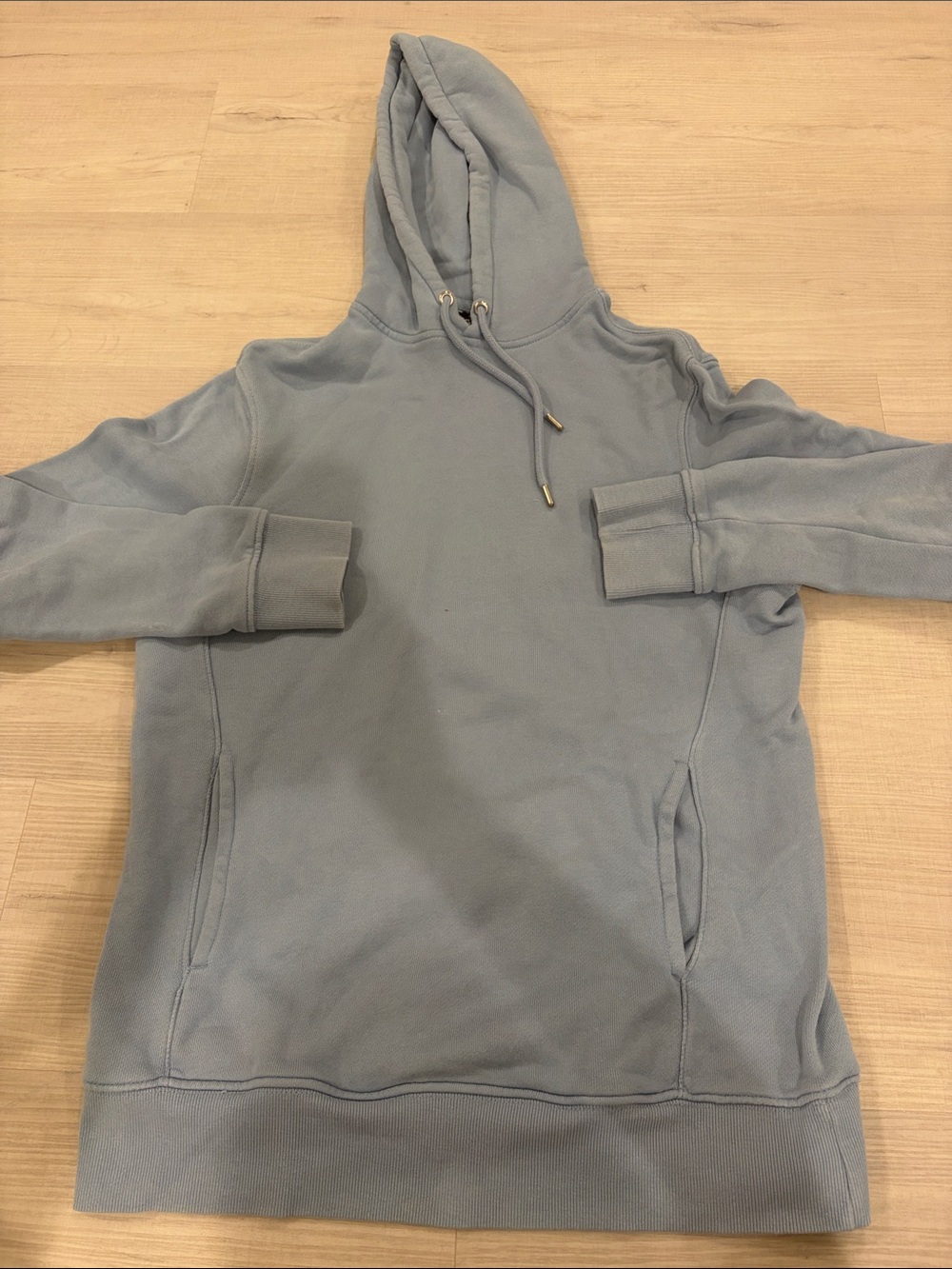 H&M Light Blue Pullover Hoodie